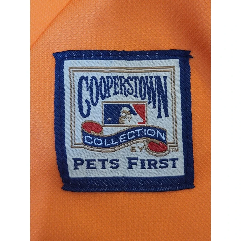 Pets First Houston Astros MLB Pet Jersey Cooperstown Collection Rainbow Stripes